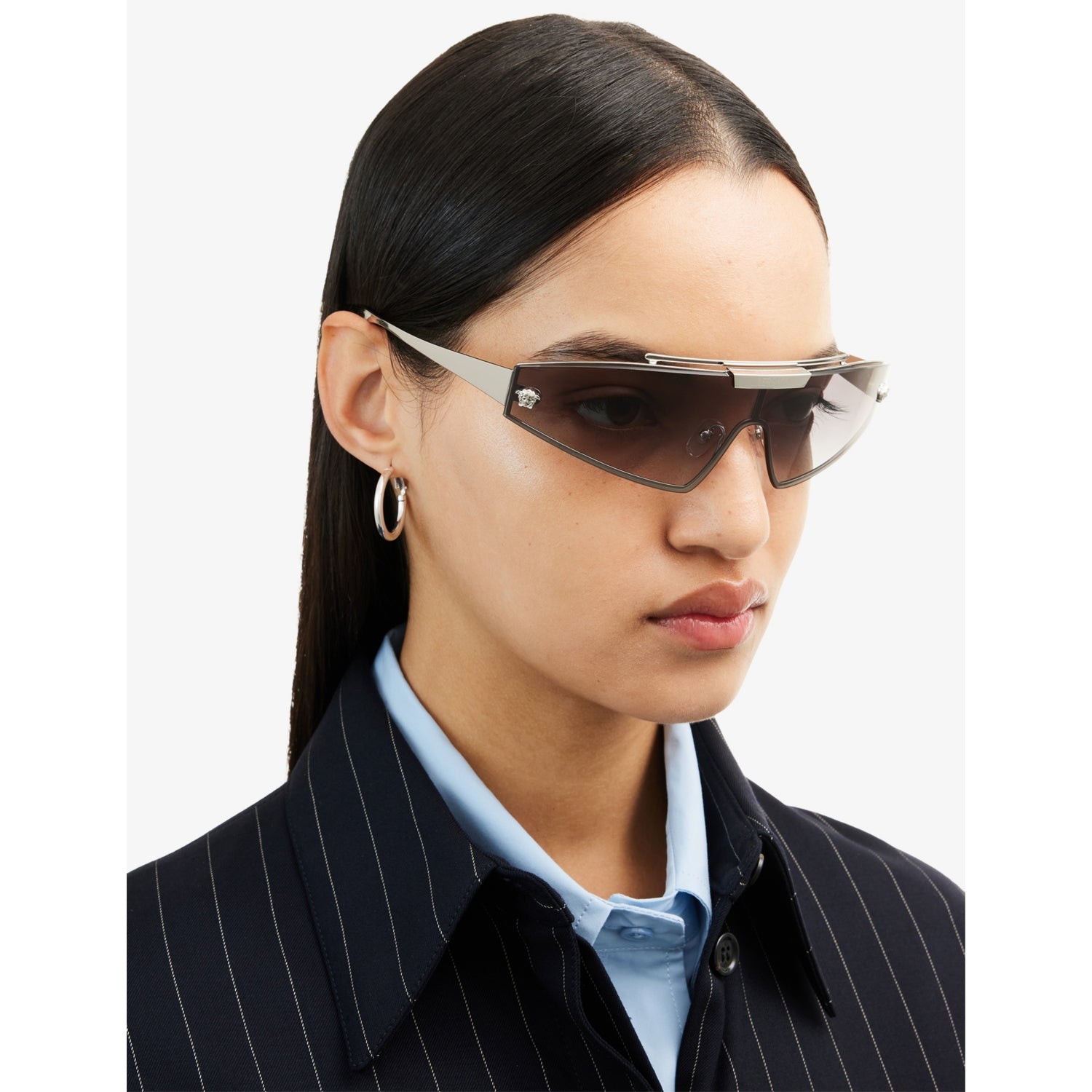 Versace VE2265 acetate sunglasses with irregular frame - British product