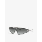 Versace VE2265 acetate sunglasses with irregular frame - British product