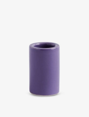 HAY Cylindrical Stoneware Toothbrush Holder 5cm x 3cm