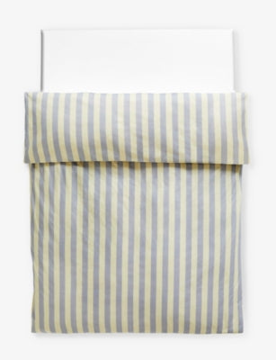 HAY x Amanda Borberg Ete Stripe-Print King Cotton Duvet Cover