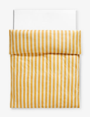 HAY x Amanda Borberg Ete Stripe-Print King Cotton Duvet Cover