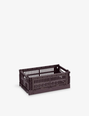 HAY Stackable Small Plastic Storage Crate
