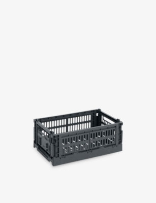 HAY Stackable Small Plastic Storage Crate