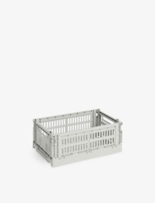 HAY Stackable Small Plastic Storage Crate