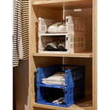 HAY stackable medium plastic crate 34x26x14cm - British product