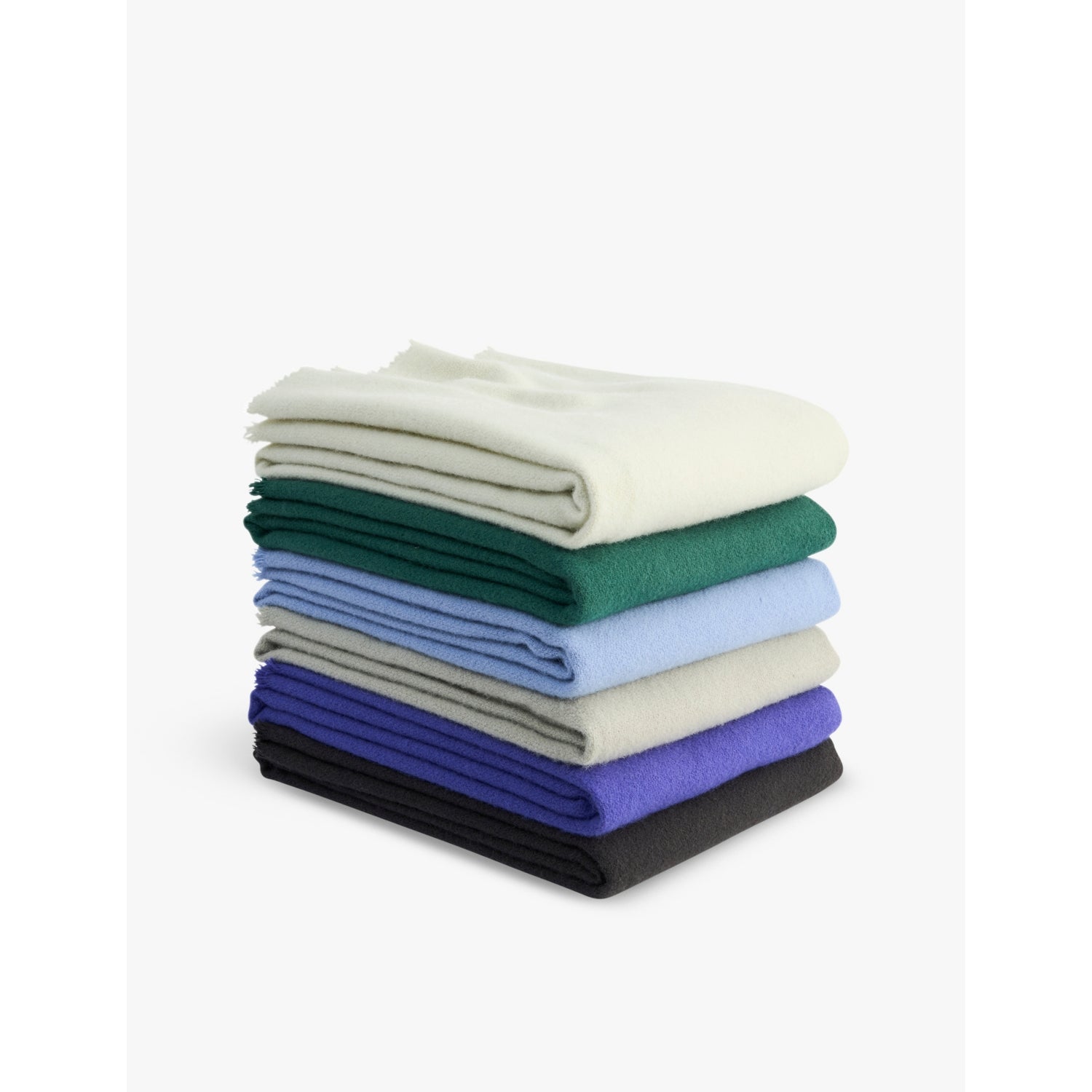 HAY Mono frayed-edge wool blanket 180cm x 130cm, UK version