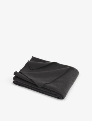 HAY Mono frayed-edge wool blanket 180cm x 130cm, UK version