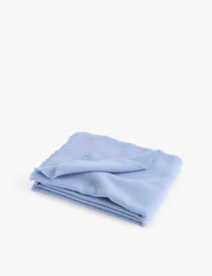 HAY Mono Frayed-Edge Wool Blanket 180cm x 130cm