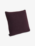 Texture square woven cushion 50cm x 50cm - BURGUNDY