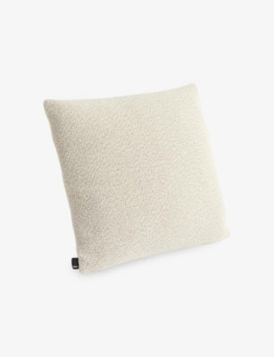 Texture square woven cushion 50cm x 50cm - CREAM MELANGE