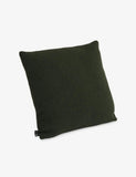 Texture square woven cushion 50cm x 50cm - DARK GREEN