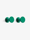 HAY round powder-coated steel wall hooks pack of two (British brand)
