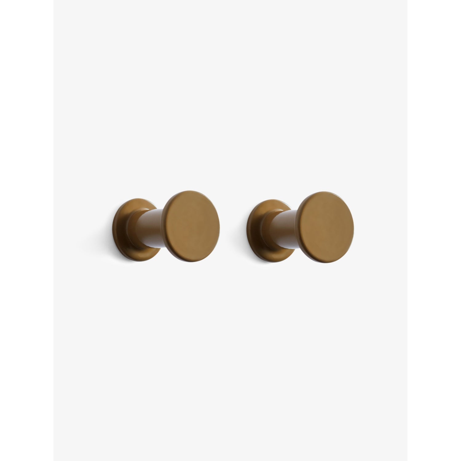 Hay Bolt round powder coated-steel wall hooks pack of two