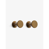 Hay Bolt round powder coated-steel wall hooks pack of two