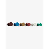 HAY round powder-coated steel wall hooks pack of two (British brand)