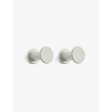 Bolt round powder coated-steel wall hooks pack of two - GREEN