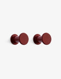 HAY Bolt Round Powder Coated-Steel Wall Hooks, Pack of Two