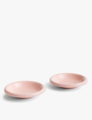 HAY Barro Round Terracotta Bowls Set of Two, 20cm