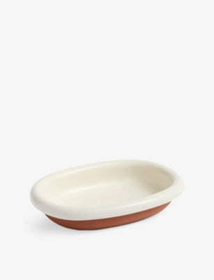 HAY Barro small terracotta oval dish, UK version