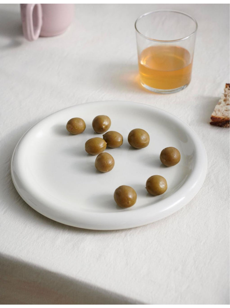 HAY Barro round terracotta plates set of two 18cm - British product