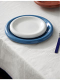 HAY Barro round terracotta plates set of two 18cm - British product
