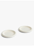 HAY Barro round terracotta plates set of two 18cm - British product