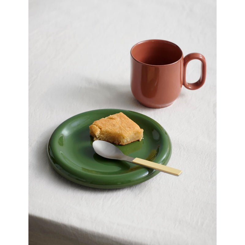 HAY Barro round terracotta plates set of two - British product