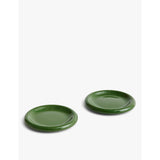 HAY Barro round terracotta plates set of two - British product