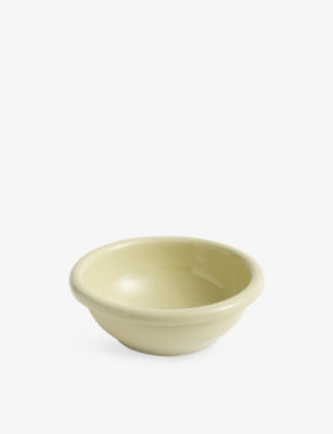 HAY terracotta salad bowl with striped pattern, 21cm (British brand)