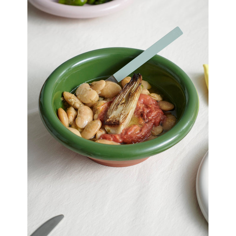 HAY terracotta salad bowl small striped design (British brand)