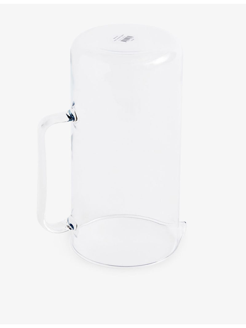 HAY glass jug square handle 23cm, imported from the UK