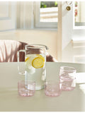 HAY glass jug square handle 23cm, imported from the UK