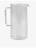 HAY glass jug square handle 23cm, imported from the UK