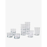 HAY stackable drinks glass 9cm clear glass, UK version