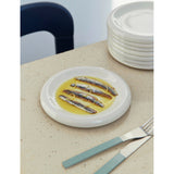 Mvs square-handle stainless steel cutlery set 4-piece - British product