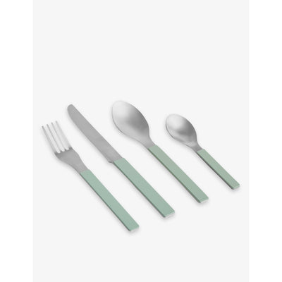 selfridges HAY Mvs Square Handle Stainless Steel Cutlery Set- Buy online at McGrocer