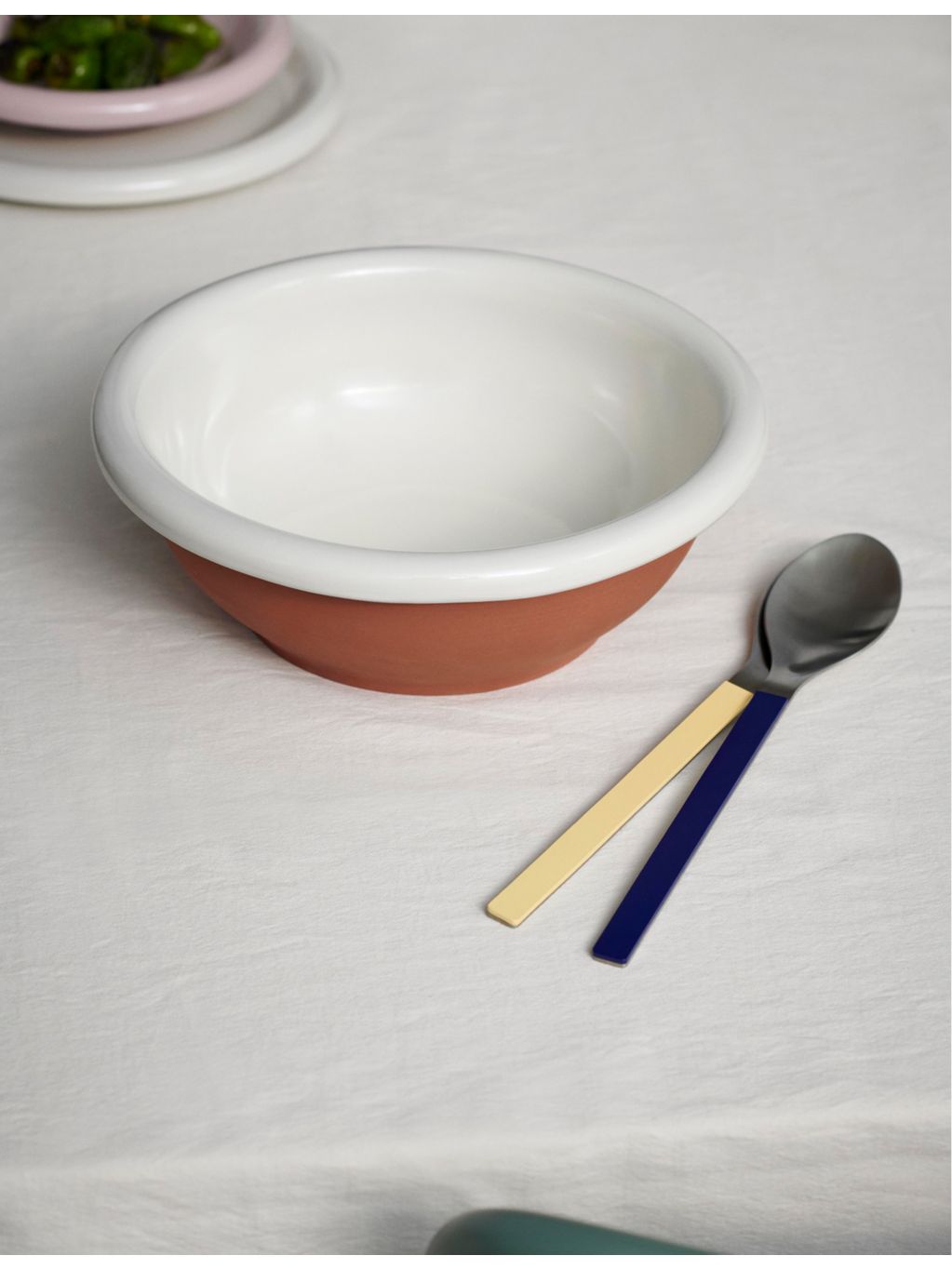 HAY stainless steel serving spoons set of two, imported from the UK