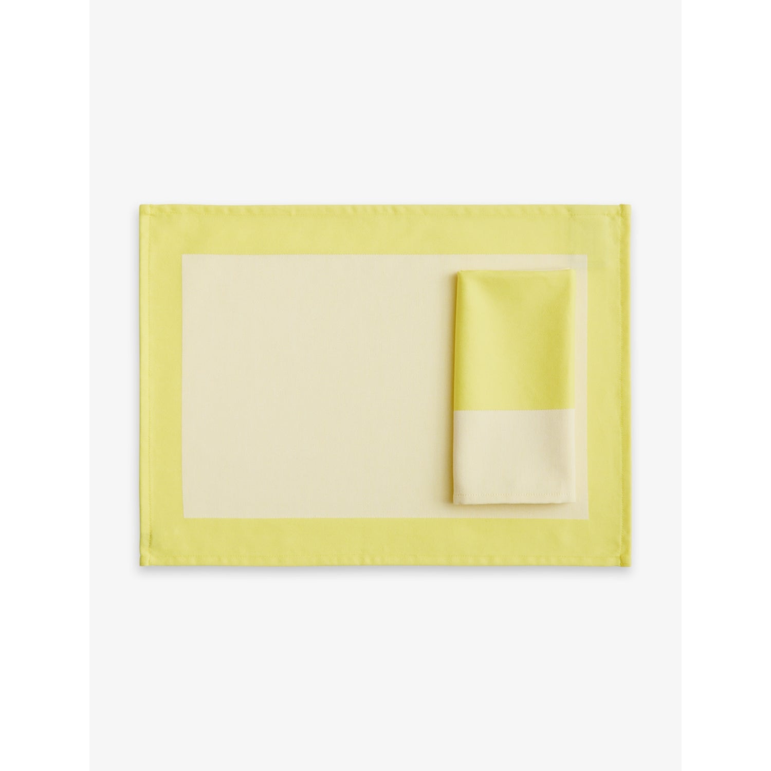 HAY Ram colour-block cotton placemat 40cm x 40cm - British product