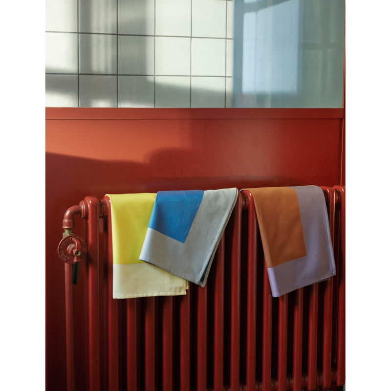 HAY Ram colour-block cotton placemat 40cm x 40cm - British product