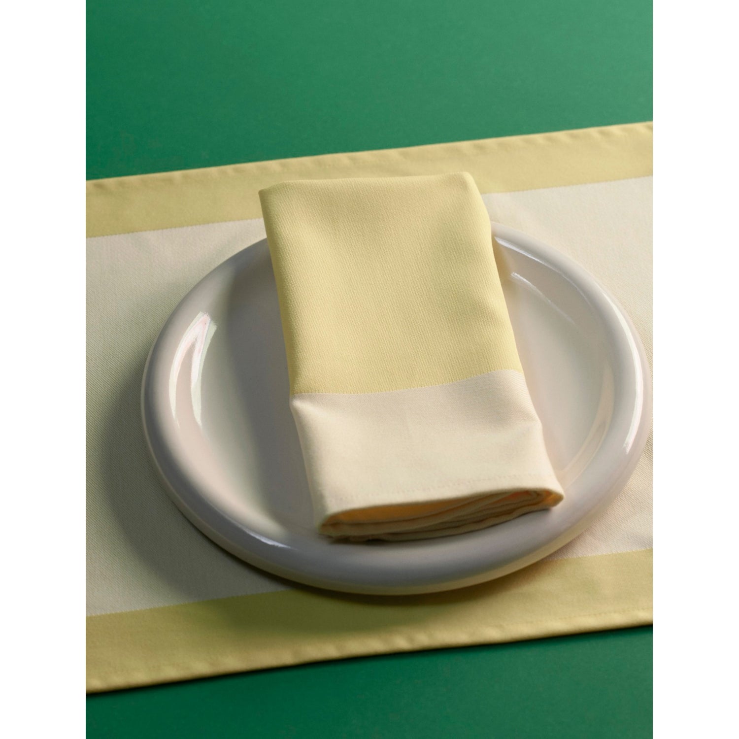 HAY Ram colour-block cotton placemat 40cm x 40cm - British product