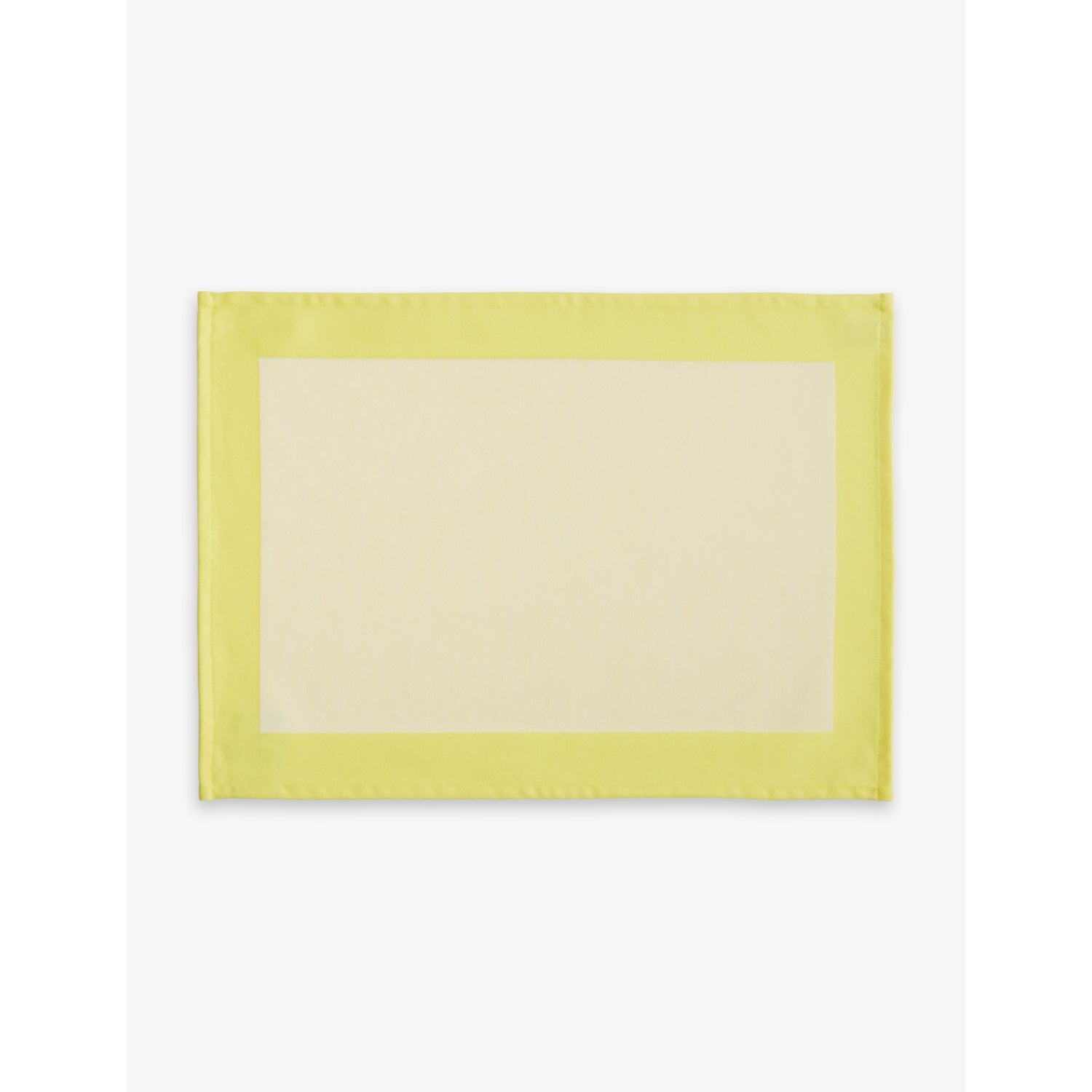 Ram Colour-Block Cotton Placemat 40cm x 40cm - BLUE