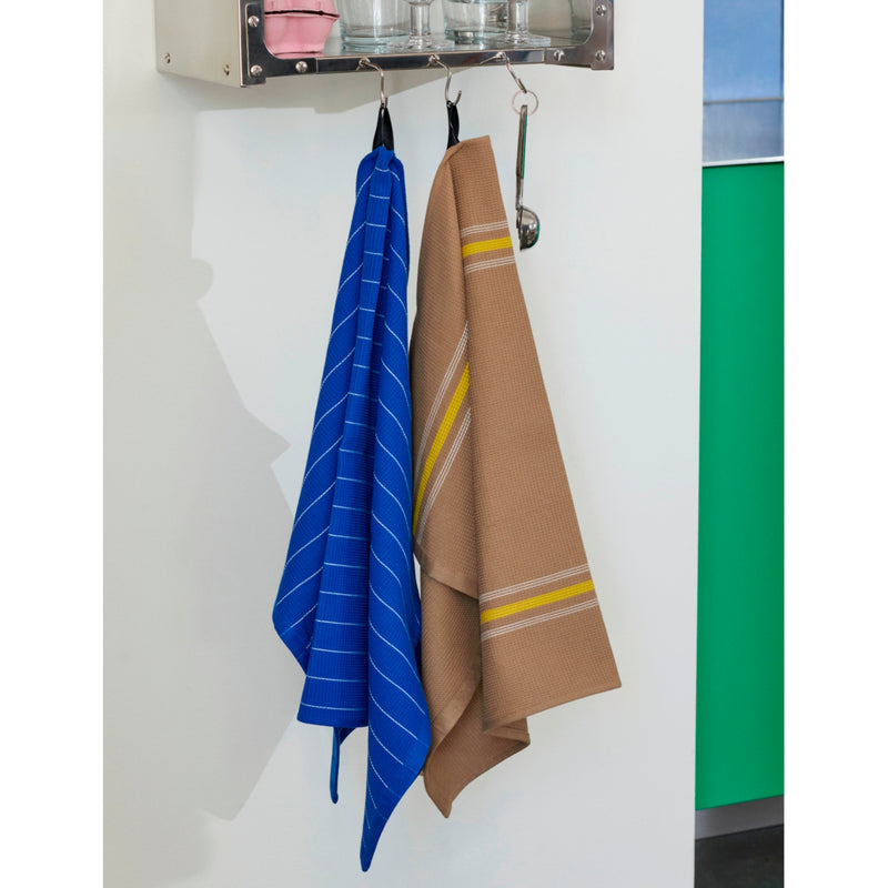 HAY Canteen striped cotton tea towel 52x80cm, UK version