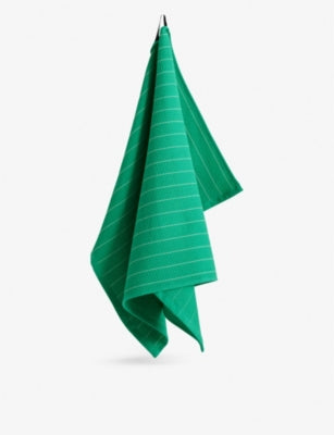 HAY Canteen striped cotton tea towel 52x80cm, UK version