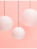 HAY paper lampshade ribbed bamboo 60cm - British product