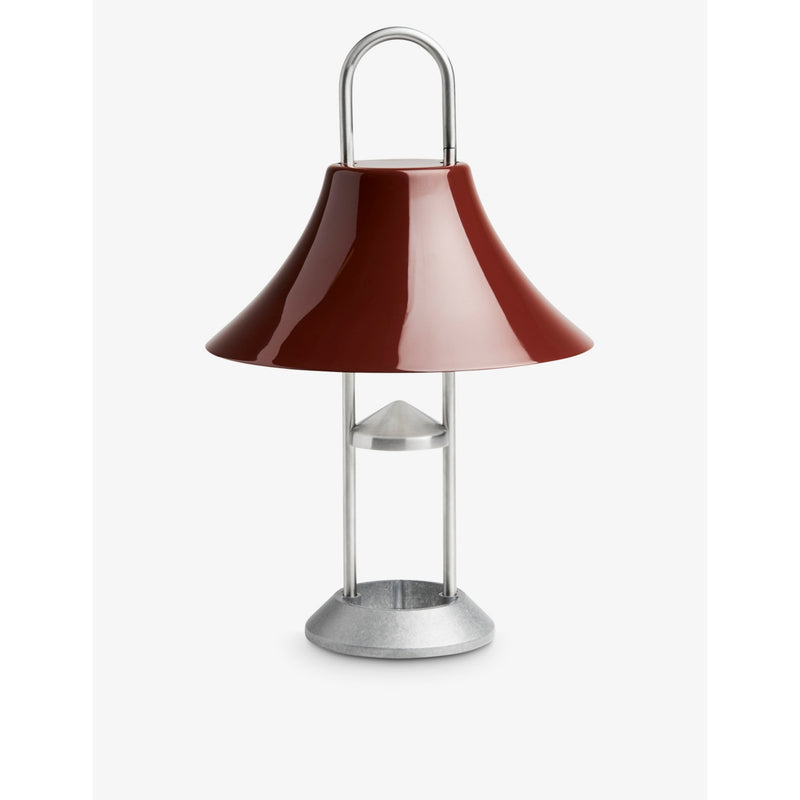 Inga Sempé’ Mousqueton portable steel outdoor lamp - Iron Red