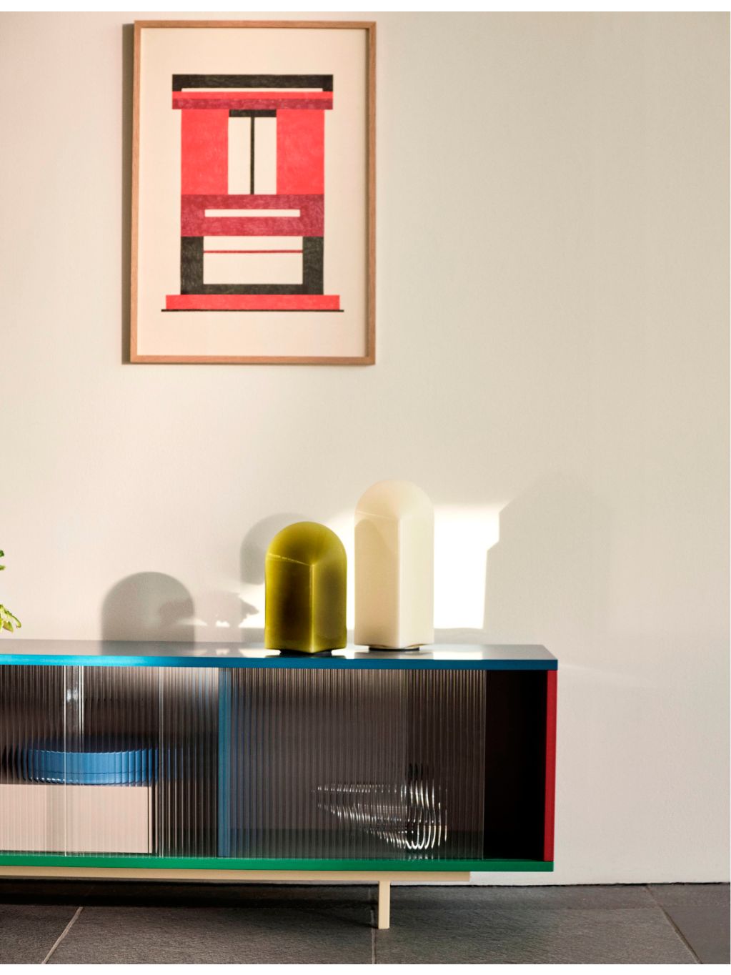 HAY Parade tinted glass table lamp 16cm, UK version