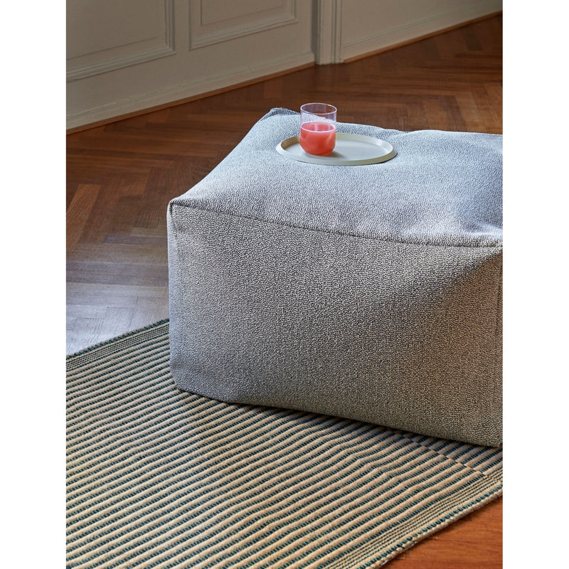 HAY striped cotton and jute mat 60cm x 95cm (British brand)
