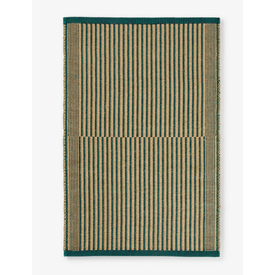 selfridges HAY Tapis Striped Cotton and Jute Mat 60cm x 95cm- Buy online at McGrocer