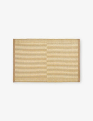 HAY striped cotton and jute mat 60cm x 95cm (British brand)