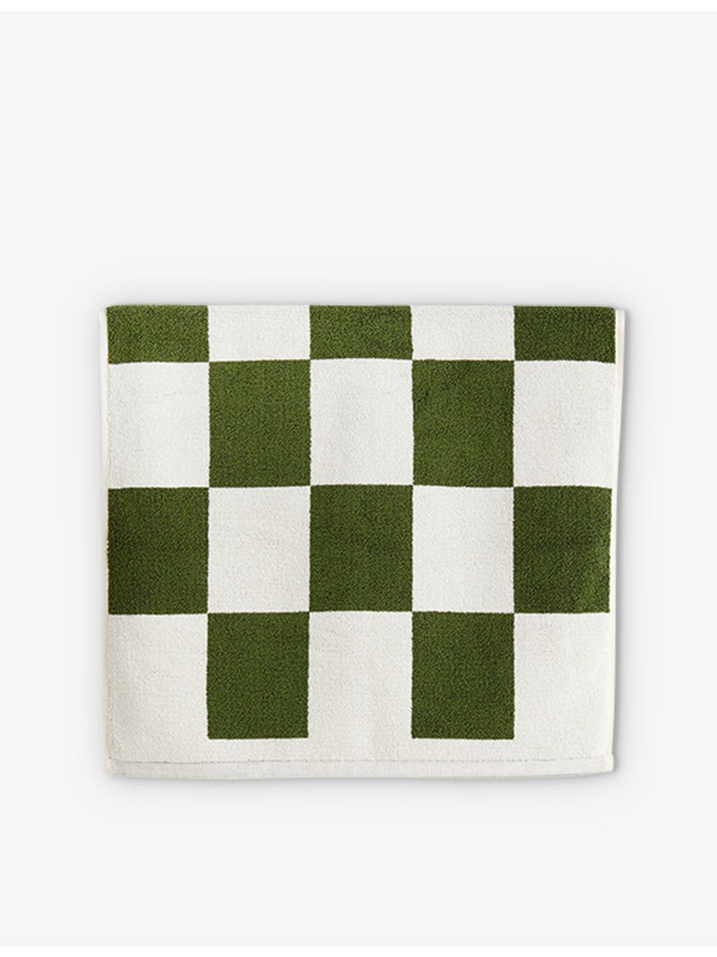 HAY check-pattern cotton bath mat 50cm x 90cm - British product